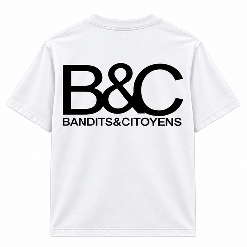 T-SHIRT BANDITS & CITOYENS BLANC