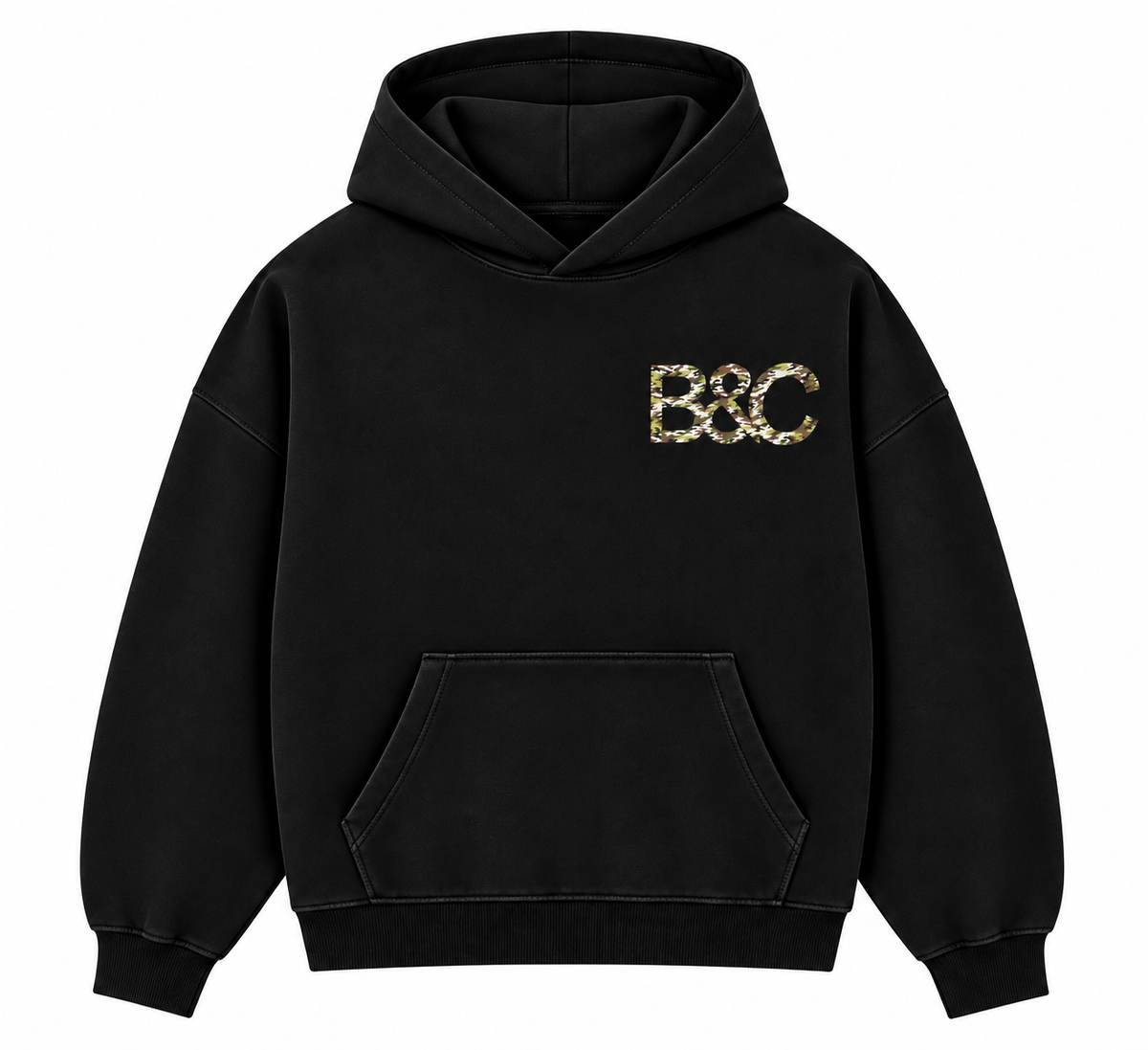 HOODIES BANDITS & CITOYENS CAMO NOIR