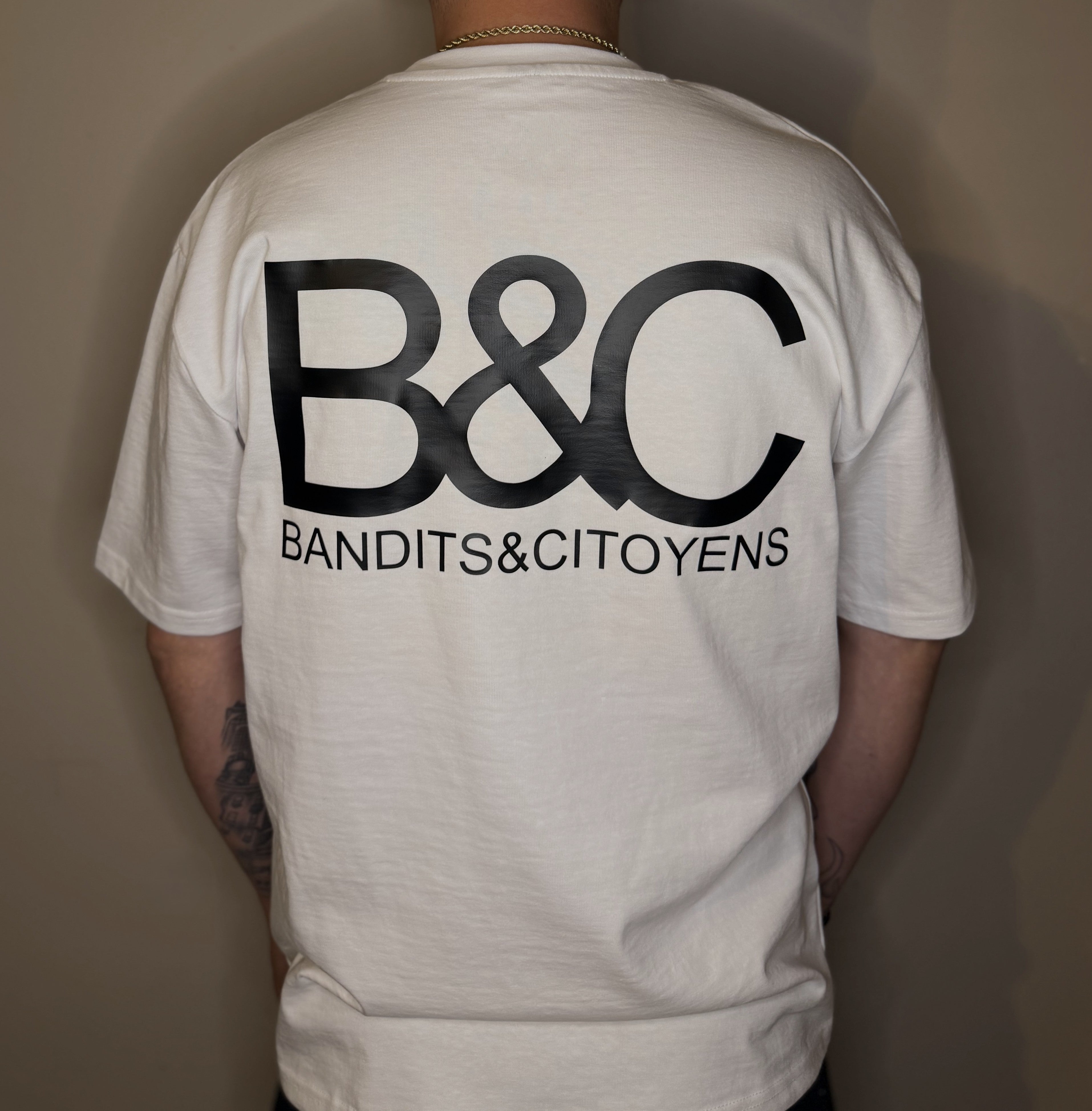 T-SHIRT BANDITS & CITOYENS BLANC