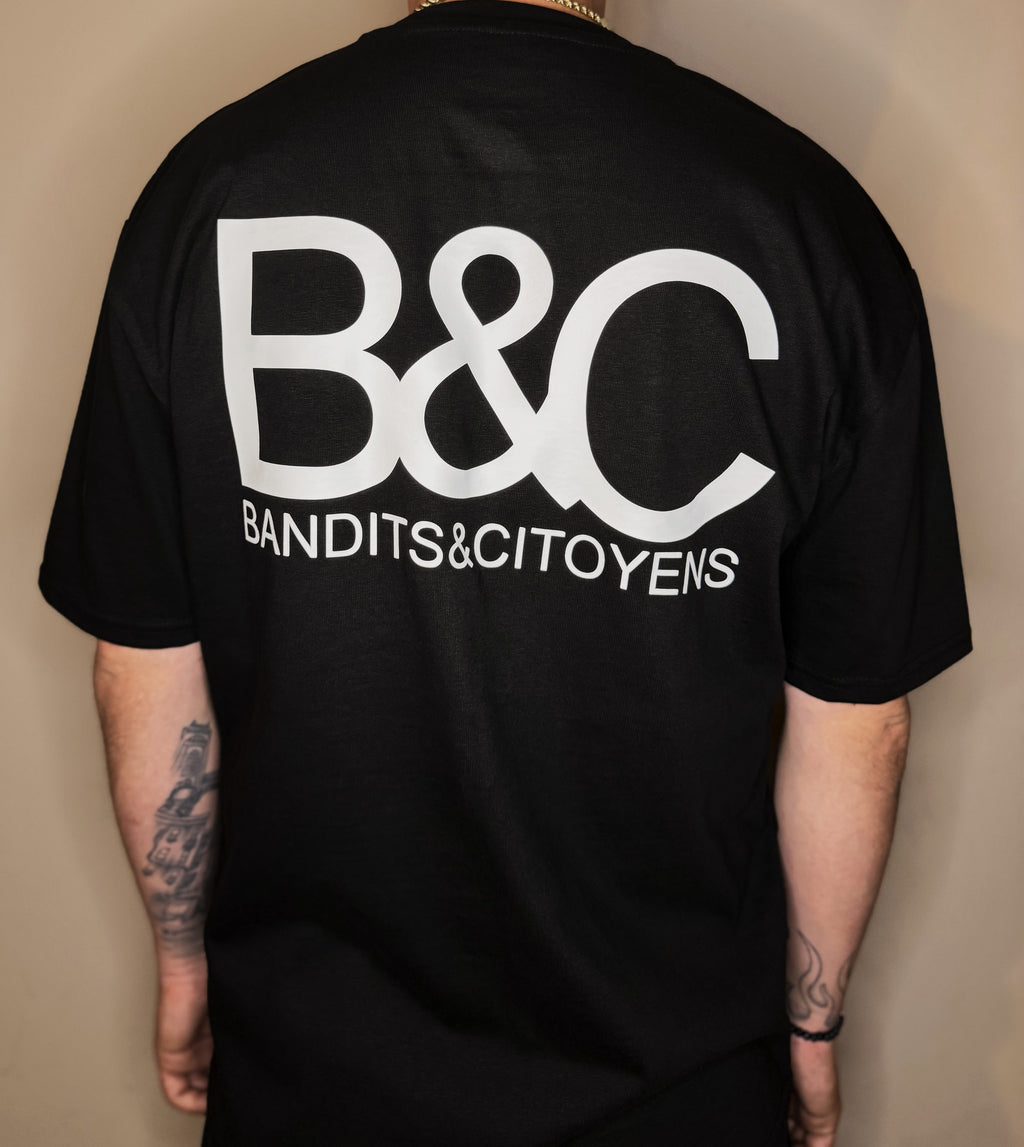 T-SHIRT BANDITS & CITOYENS NOIR